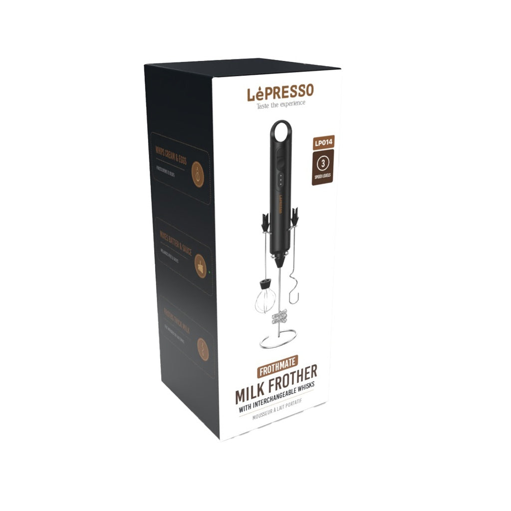 A Photo Of LePresso 3 In 1 Frother - Black | LPCFFM0014