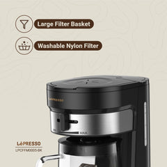 A Photo Of LePresso Cold Brew Machine Ice Coffee & Tea - Black |  LPCFFM0005-BK