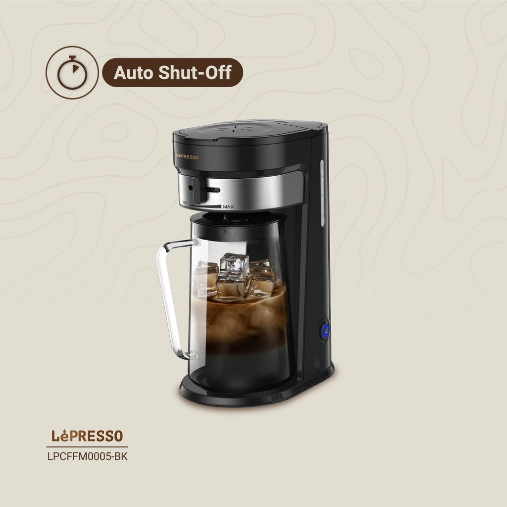 A Photo Of LePresso Cold Brew Machine Ice Coffee & Tea - Black |  LPCFFM0005-BK