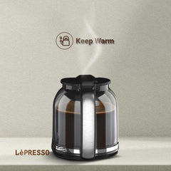 A Photo Of LePresso Dual Brew Drip Coffee & Espresso Machine - Black | LPCFFM0002-BK