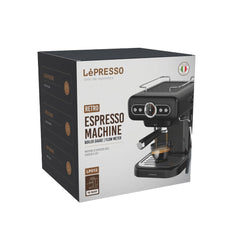 A Photo Of LePresso Retro Espresso Boiler Machine Gauge and Milk Steamer