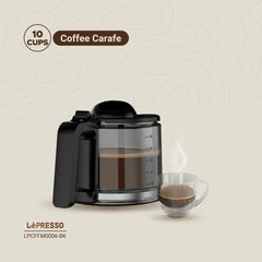 A Photo Of LePresso Rich Brew Coffee Machine Interactive Touch Display - Black | LPCFFM0006-BK