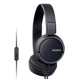 Sony MDR-ZX110AP Wired Headphone with Mic (On Ear, Black)