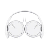 Sony MDR-ZX110AP Wired Headphone with Mic (On Ear, White)