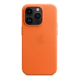 Apple iPhone MPPR3 14 Pro Max Leather Case with MagSafe - Orange