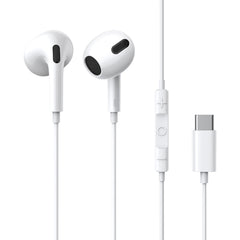 A Photo Of Baseus Encok C17 - in-Ear Wired Headphones with USB Type C Microphone - White