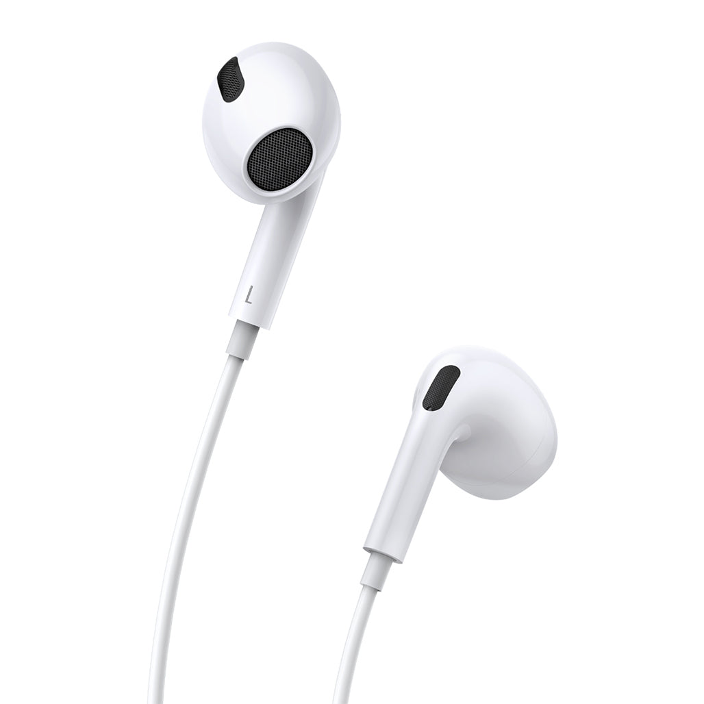 A Photo Of Baseus Encok C17 - in-Ear Wired Headphones with USB Type C Microphone - White