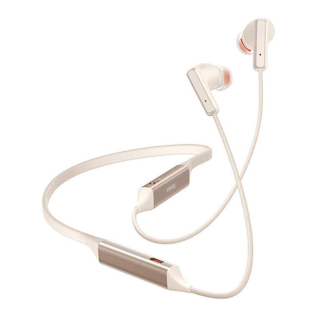 A Photo Of Baseus Bowie U2 - Neckband Wireless Earphones - White