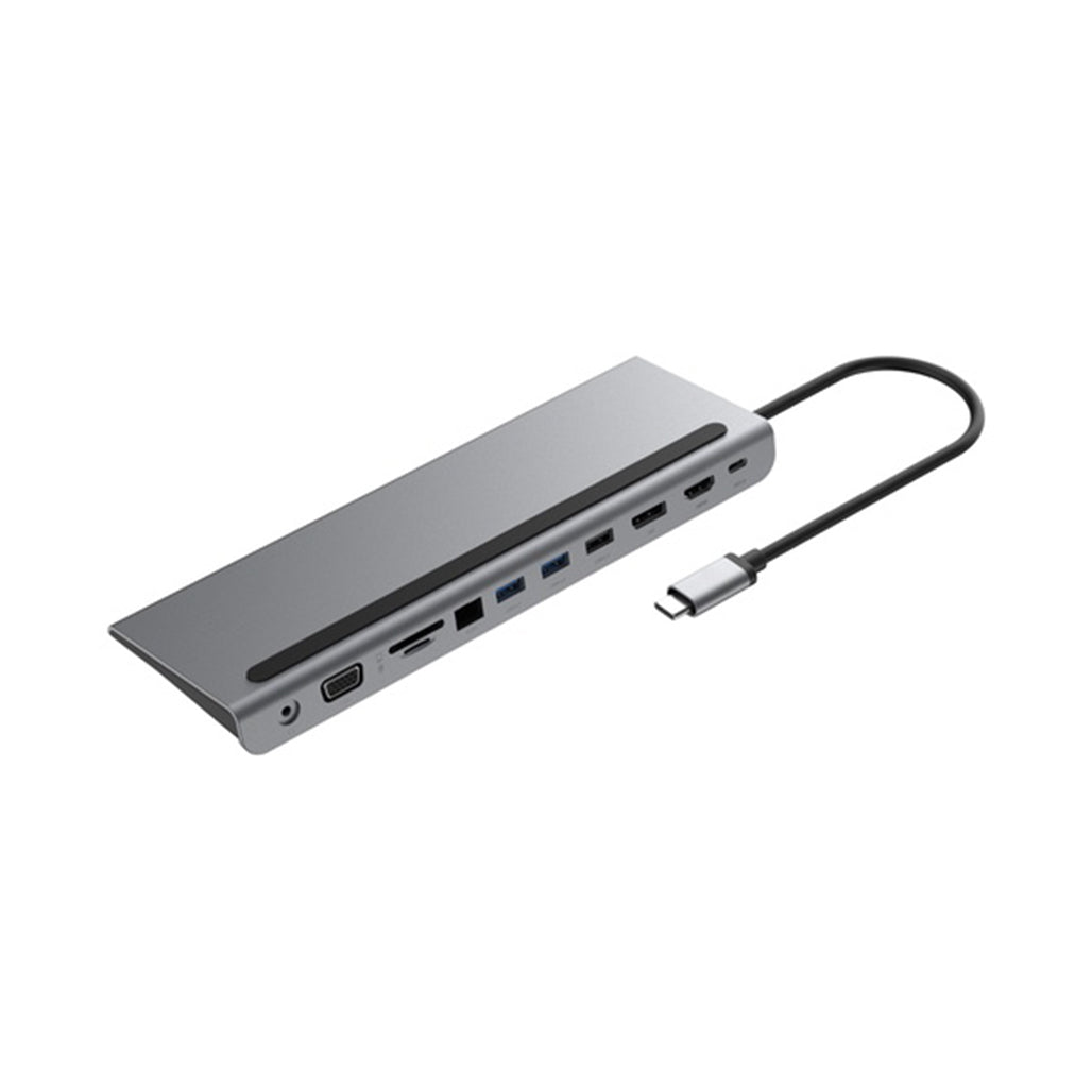 A Photo Of Powerology 11 in 1 USB Multiport Hub & Laptop Stand