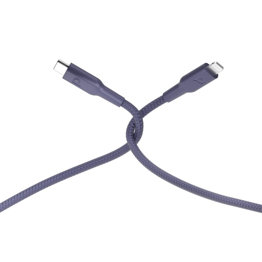 A Photo Of Powerology Braided Type-C to Lightning Cable 2M PD 60W