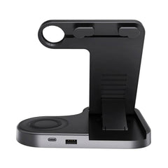 A Photo Of Powerology 3 in 1 Wireless Power-Stand Pro Charging Hub