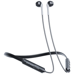 A Photo Of Porodo Blue ENC Neckband Apple Buds Earphones - Black | PB-NKBAB-BK