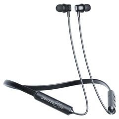 A Photo Of Porodo Blue ENC Neckband In-Ear Earphones - Black | PB-NKBIE-BK