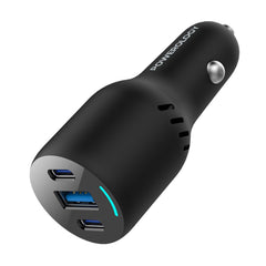 A Photo Of Powerology PD65W + PD20W + QC18W LED Triple Ports Car Charger