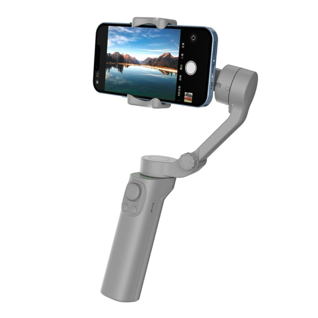 A Photo Of Porodo 3-Axis Anti shake Gimbal P5 | PD-3AXGMP5-GY