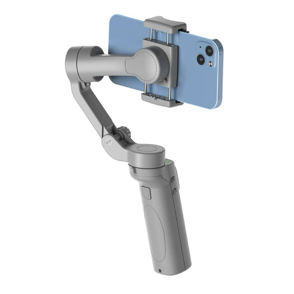 A Photo Of Porodo 3-Axis Anti shake Gimbal P5 | PD-3AXGMP5-GY