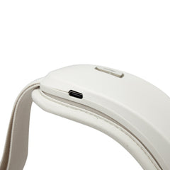 A Photo Of Porodo Rechargeable Eye Massager With Heat & Bluetooth Music - White | PD-IMS5MD-WH