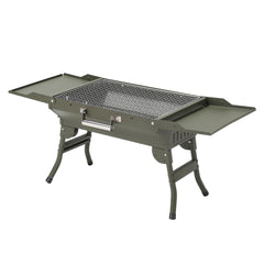 A Photo Of Porodo Lifestyle Camping Folding Charcoal Grill/Carbon Oven - Green | PD-LCFCGO-GN