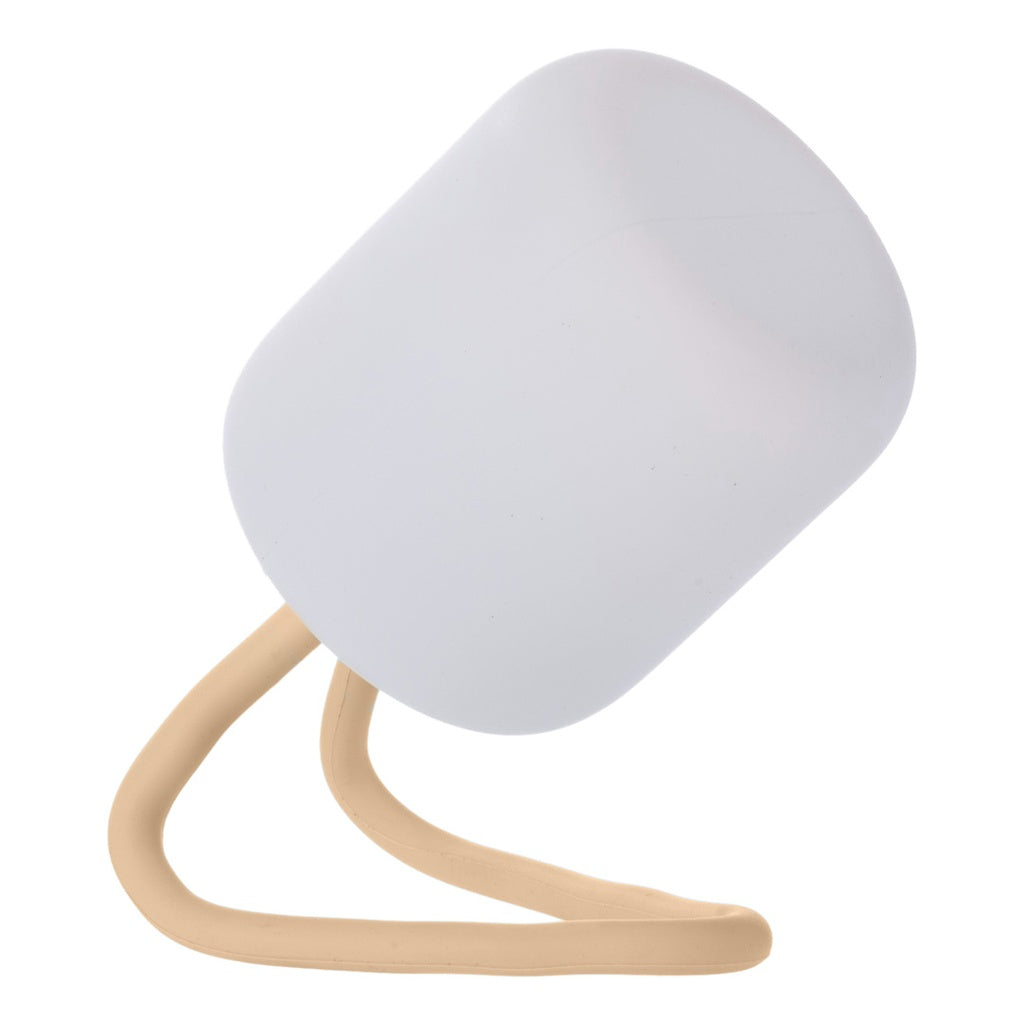 A Photo Of Porodo Lifestyle Soft Silicon Mini Camping Lamp - Light Brown | PD-LFSMCL-LTBR