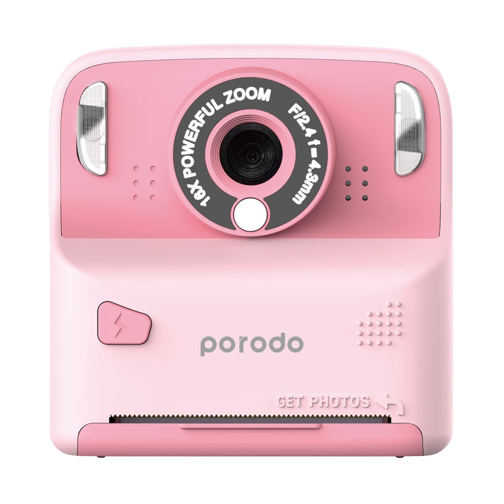 A Photo Of Porodo Lifestyle Kids Print Camera Thermal Printing