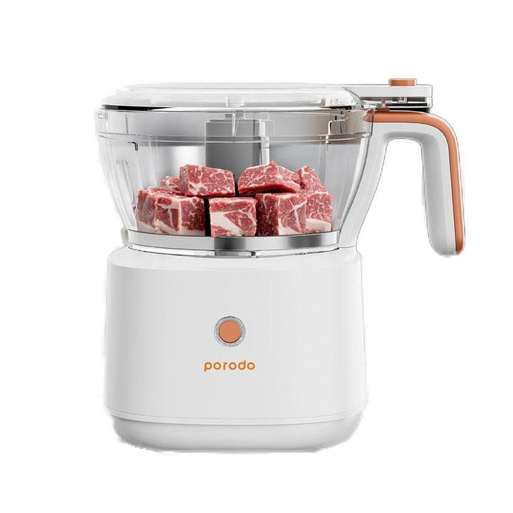 A Photo Of Porodo LifeStyle 88W 4in1 Mini Food Processor - White | PD-LS41FPR-WH