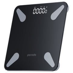 A Photo Of Porodo Full Body Smart Scale | PD-LSBSC-BK