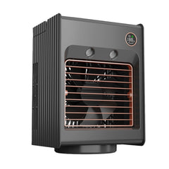 A Photo Of Porodo Lifestyle Air & Mist Portable Cooling Fan With Night Light