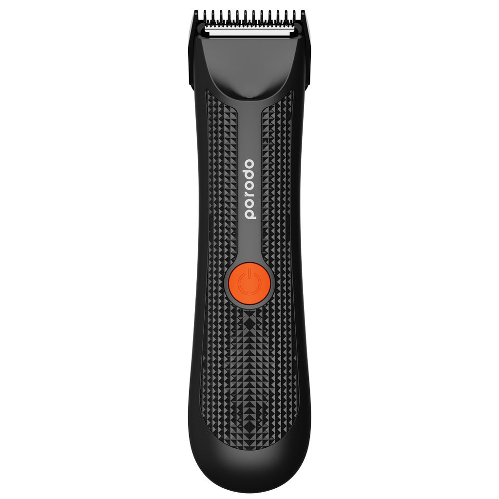 A Photo Of Porodo Lifestyle Sensitive Parts Hair Trimmer Ergonomic Grip Design | PD-LSPHTM-BK