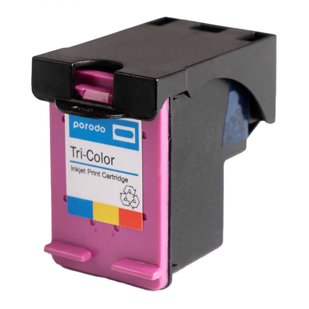 A Photo Of Porodo Tri-Color 62 Ink Cartridge