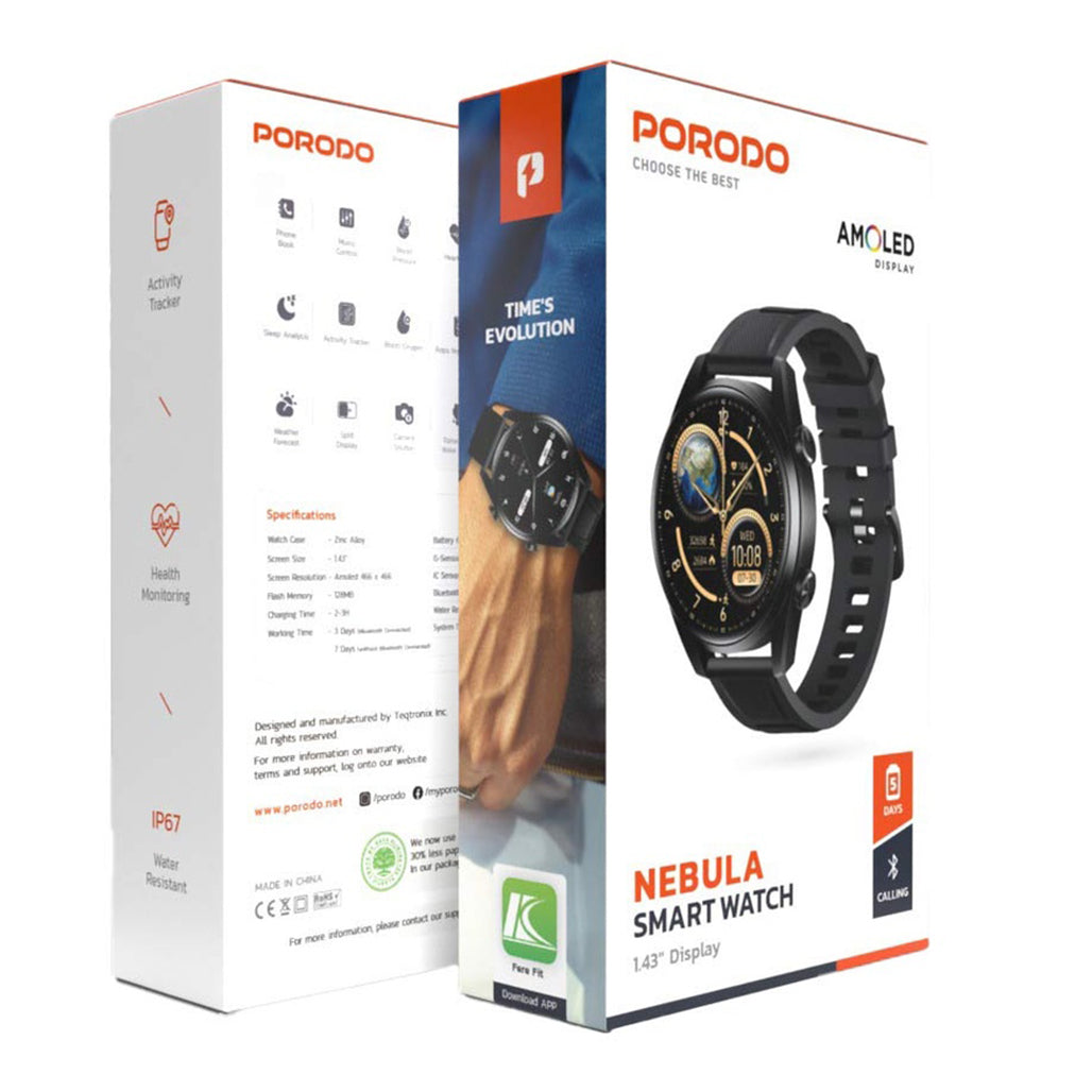 A Photo Of Porodo Nebula Smart Watch