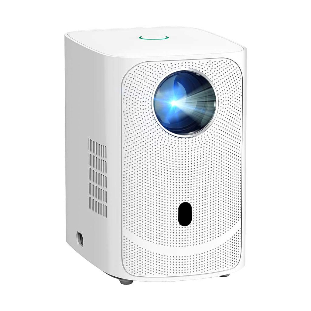 A Photo Of Porodo Mini Projector Wireless Mirroring Patented Dust-Proof Structure | PD-P720PJR-WH