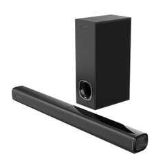 A Photo Of Porodo Soundtec 2.1CH Bluetooth Soundbar System 100W - Black | PD-STBS100W-BK