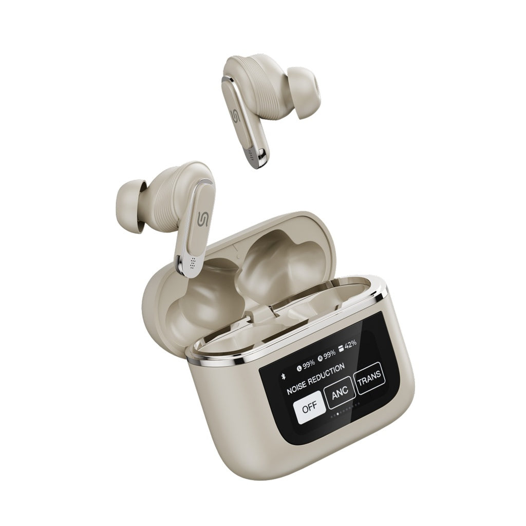 A Photo Of Porodo Soundtec Guide ANC TWS Earbuds with Touch Screen