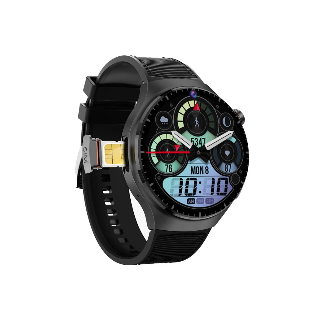 A Photo Of Porodo Vista 4G Cellular & Video Smart Watch - Black