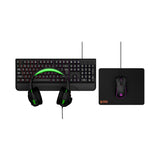 Porodo Gaming Set 4in1 (Keyboard, Mousepad, Mouse, Headphone)