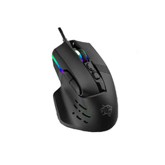 A Photo Of Porodo Gaming 9D Wired Mouse DPI 12800 with 13 Modes RGB Light - Black | PDX320