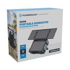 A Photo Of Powerology Portable Solar Power Generator 284Wh 300W QC