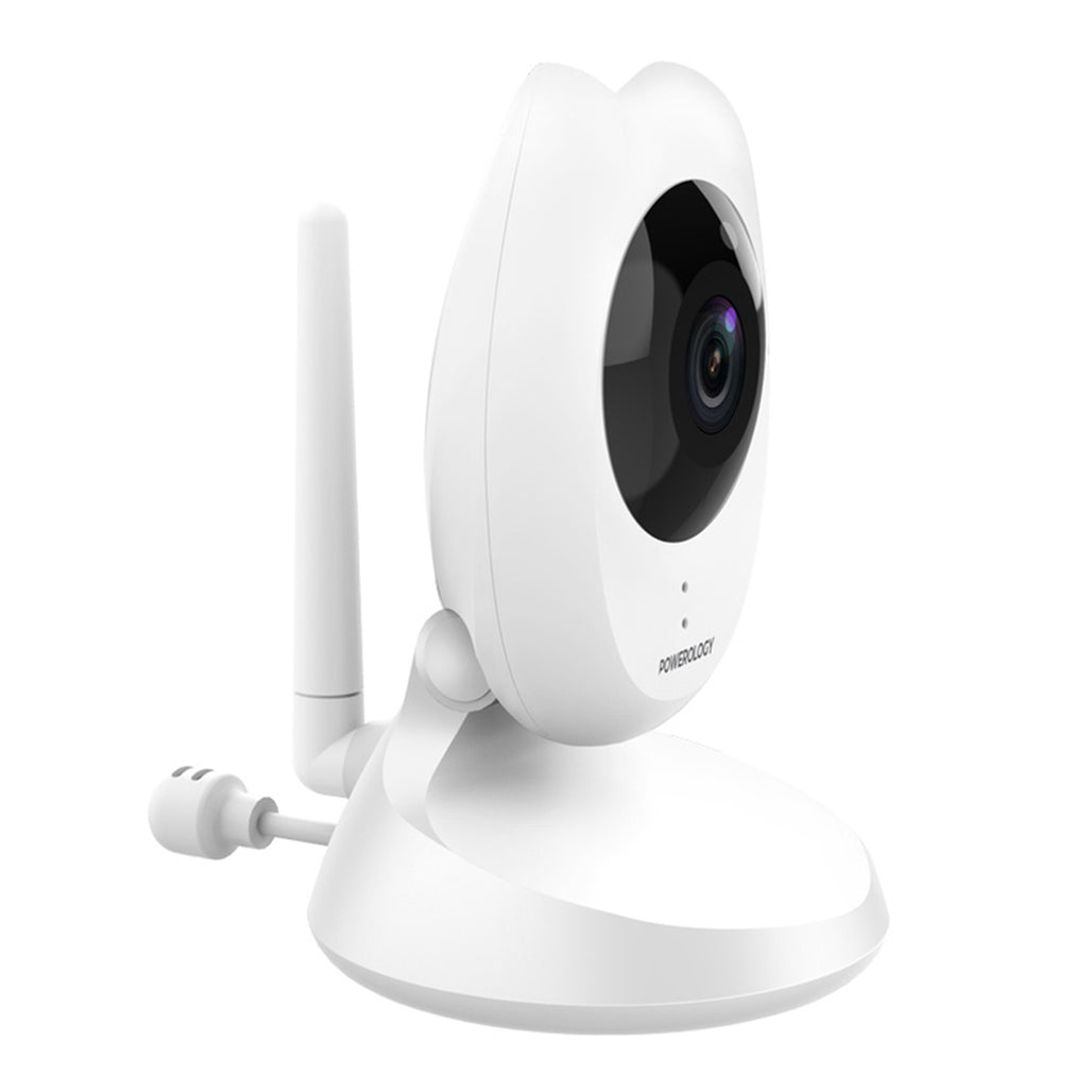 A Photo Of Powerology Smart Cam Baby Monitor Two-Way Audio & Smart Sensors