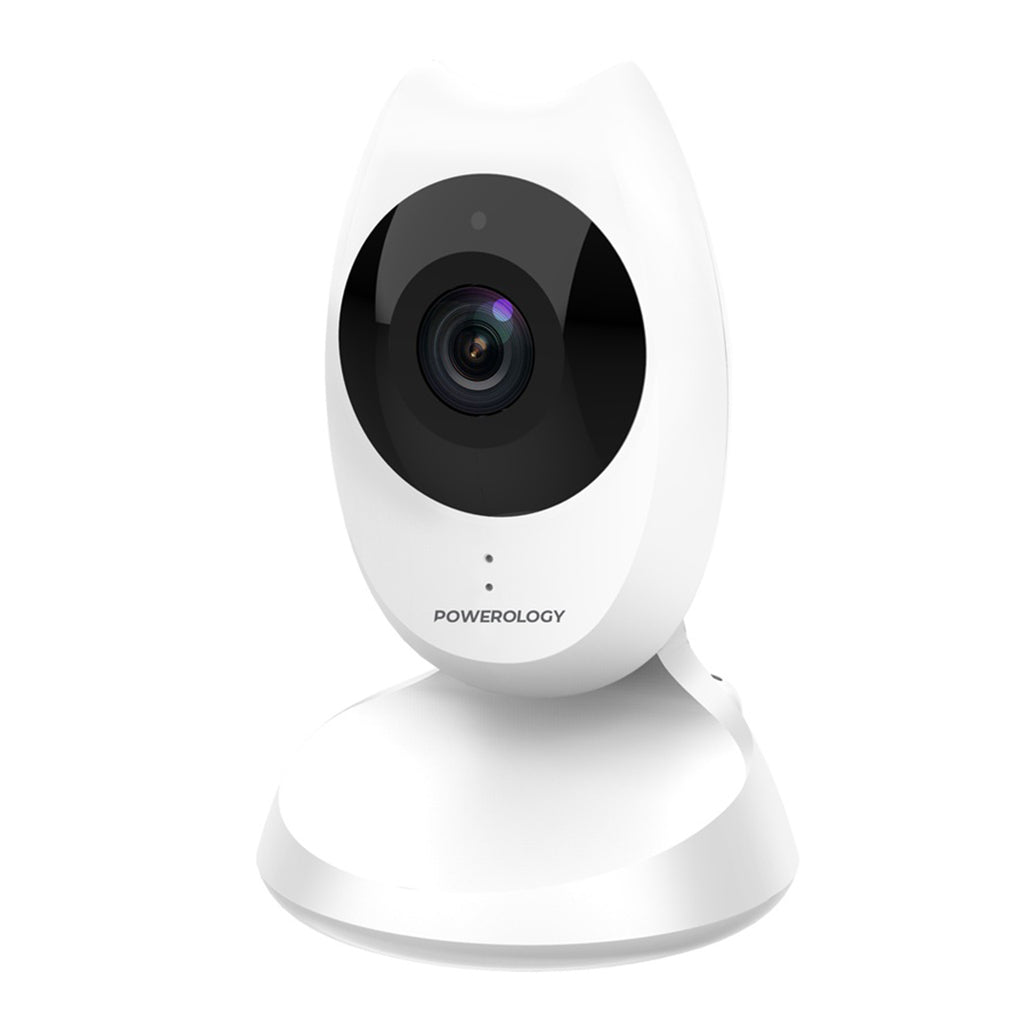 A Photo Of Powerology Smart Cam Baby Monitor Two-Way Audio & Smart Sensors