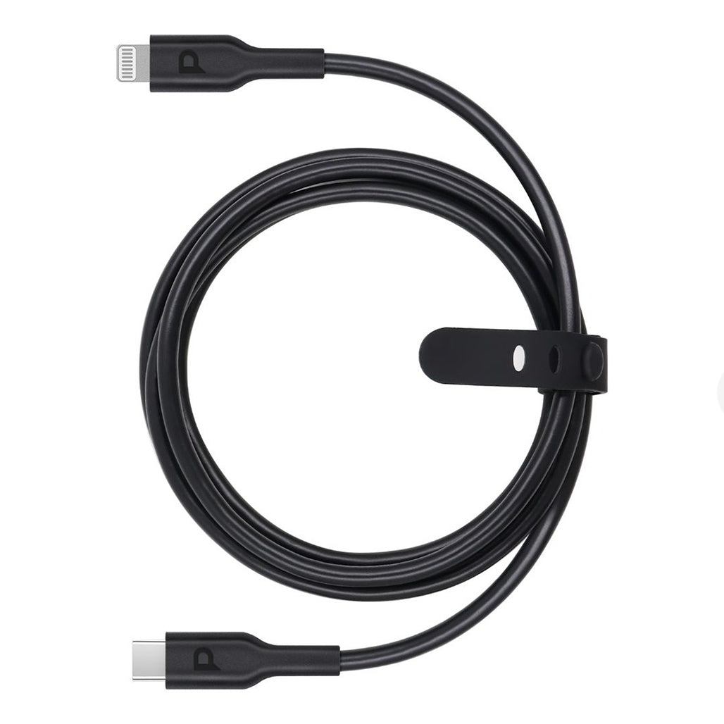 A Photo Of Powerology Type-C To Lightning Cable PD 20W, Fast Data Sync And Charge, Universal Compatibility