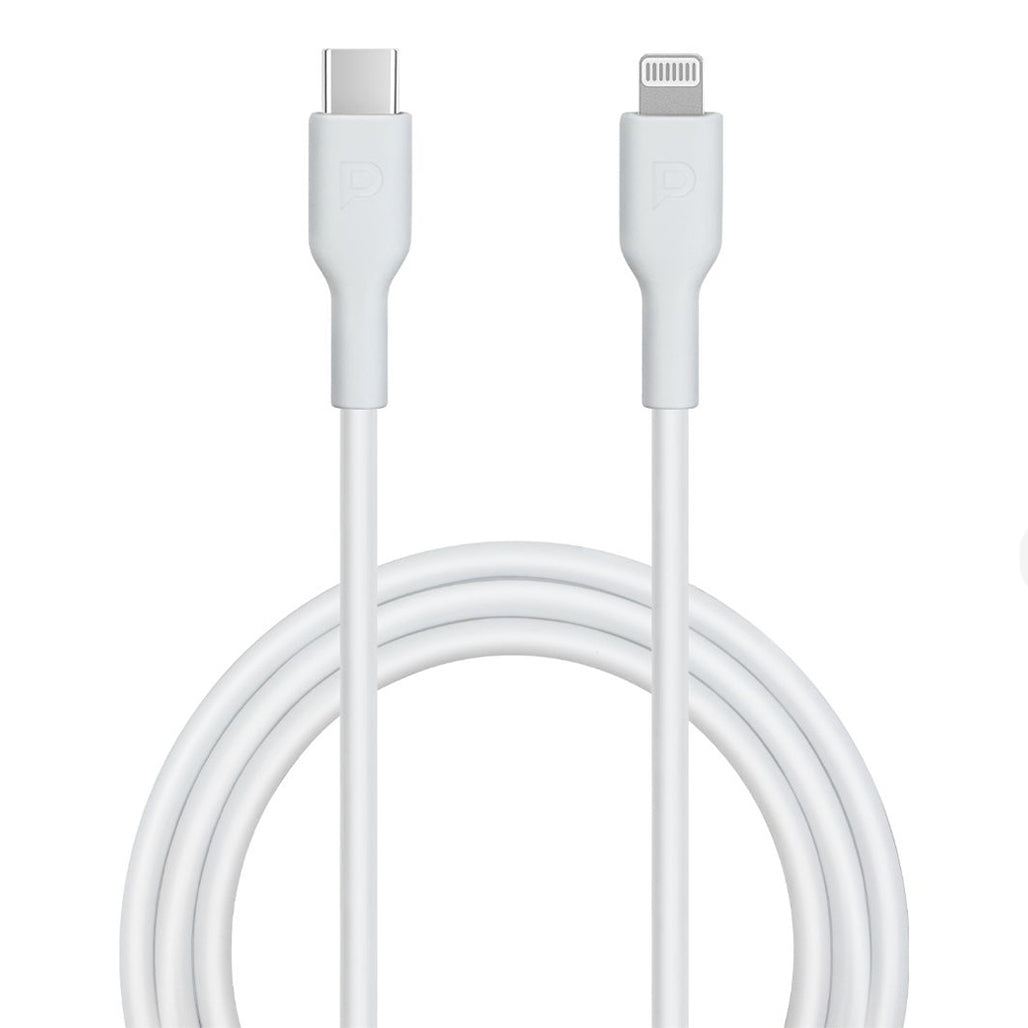 A Photo Of Powerology Type-C To Lightning Cable PD 20W, Fast Data Sync And Charge, Universal Compatibility