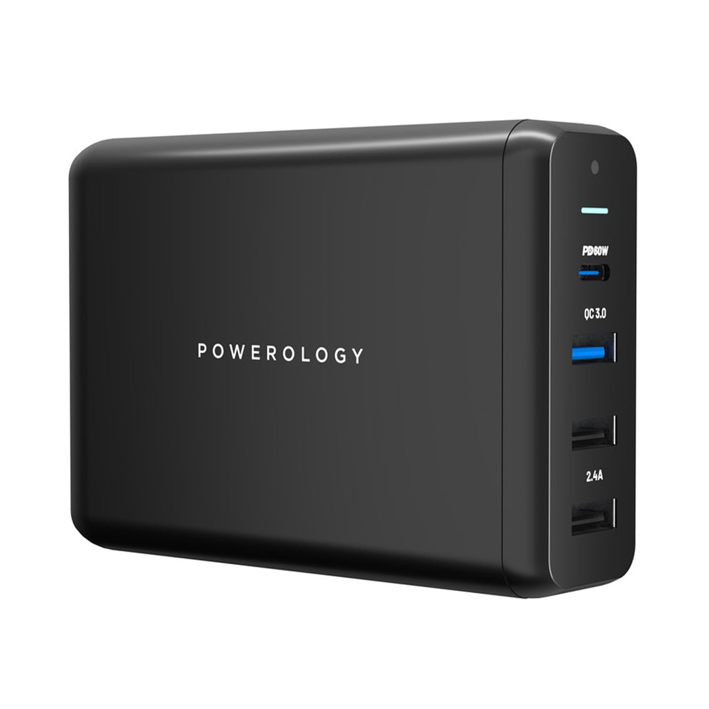 A Photo Of Powerology 4-Output 75W Quick Charge Power Terminal