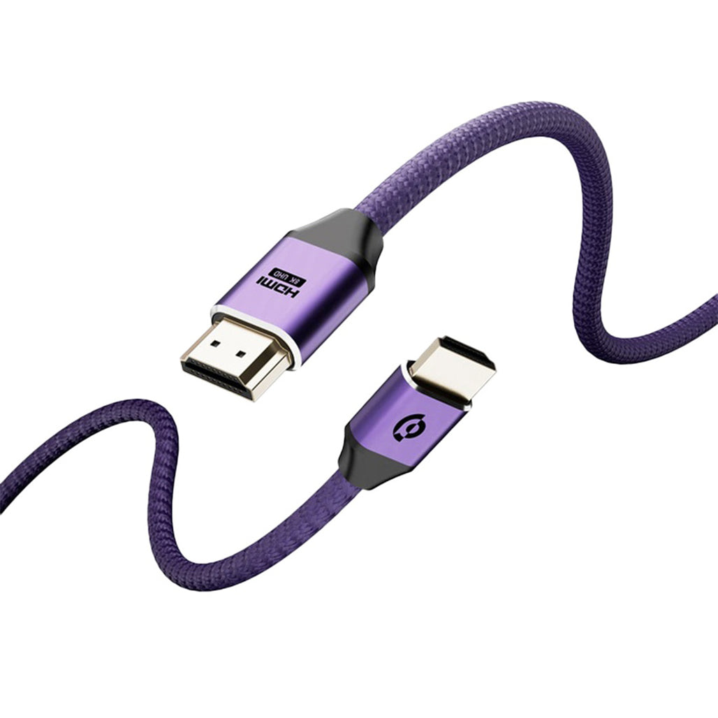 A Photo Of Powerology 8K HDMI Braided Cable 3M