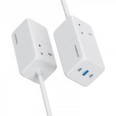 A Photo Of Powerology 65W USB Power Strip with Dual Power Sockets