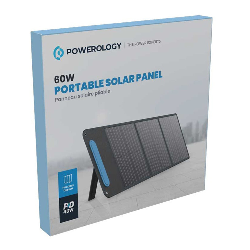 A Photo Of Powerology 60W Mono-Crystalline Solar Panel