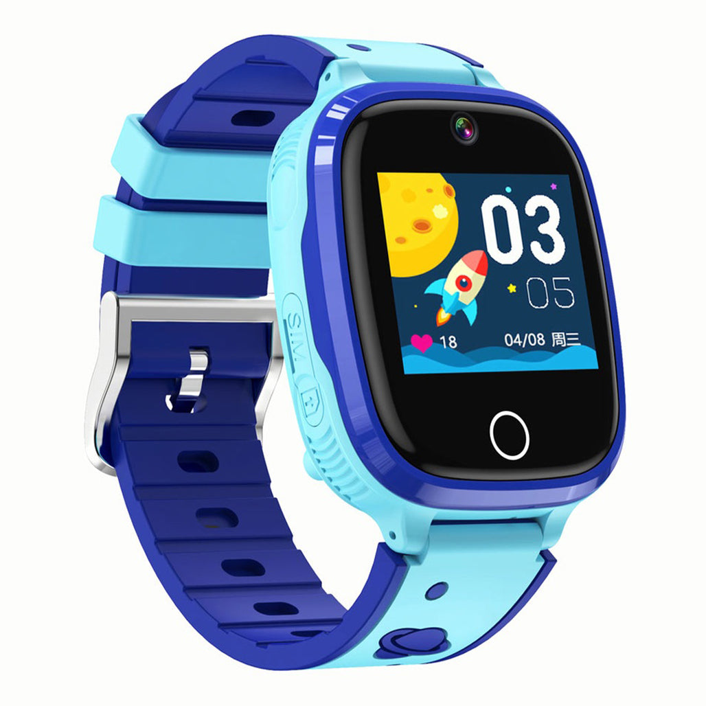 A Photo Of Porodo Blue 4G Kids GPS Smart Watch with Setracker 2 app