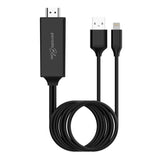 Porodo Blue Lightning With USB To HDMI Ultra HD Cable 2M