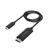 Porodo Blue Type-C To HDMI Ultra HD Cable 2M