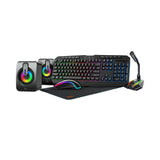 Porodo PDX215-BK 5in1 Ultimate Gaming Kit with Rainbow Effect