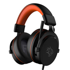 A Photo Of Porodo Gaming PC RGB ENC Gaming Headphones - Black | PDX417-OGBK